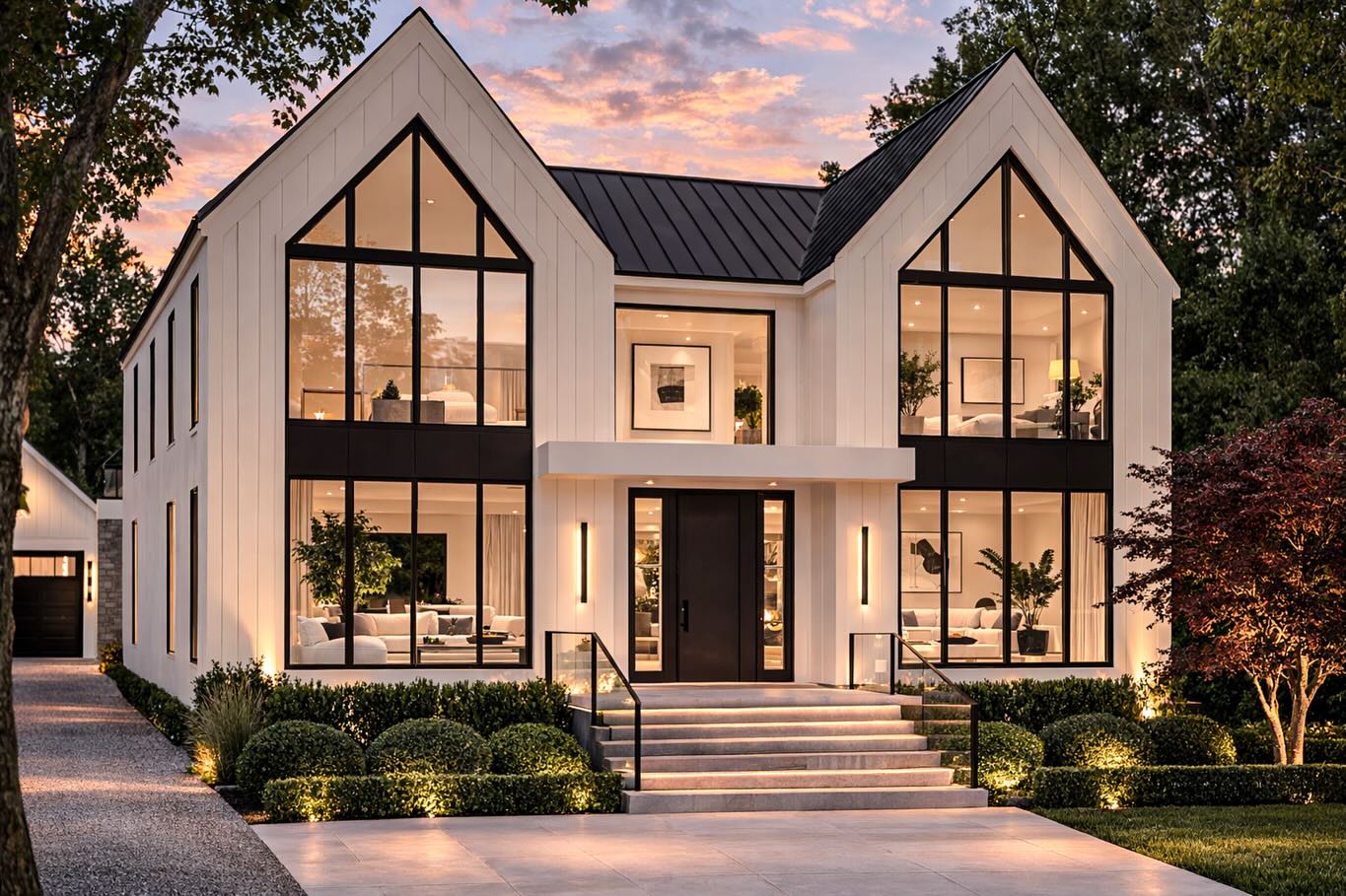 3D visualization render of an outdoor living space design